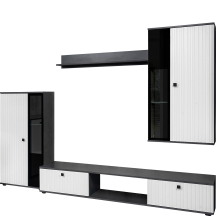 Zestaw mebli do salonu 01 Biały / Matera SALSA MDF Podstawowe