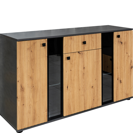 Komoda 20 Dąb Artisan Matera SALSA MDF Podstawowe