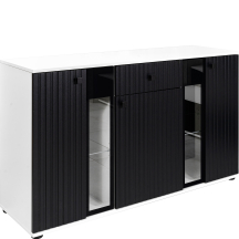 Komoda 20 Czarny / Biały SALSA MDF Podstawowe