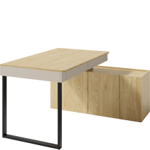 Biurko z komodą LC10 LUCA Podstawowe (1)