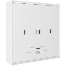 Szafa 4D WH04 Biały ELENA Podstawowe