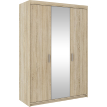 Szafa 3D z lustrem SO03 Dąb Sonoma ELENA Podstawowe