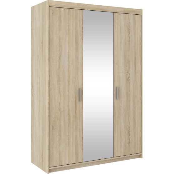 Szafa 3D z lustrem SO03 Dąb Sonoma ELENA Podstawowe