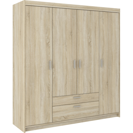 Szafa 4D SO04 Dąb Sonoma ELENA Podstawowe