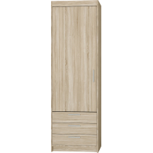 Szafa 1D SO01 3S Dąb Sonoma ELENA Podstawowe