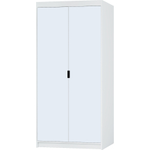 Szafa 2D z lustrem WH02 Biały ELENA Podstawowe