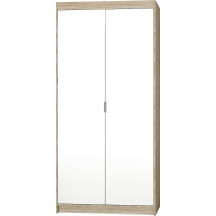 Szafa 2D z lustrem SO02 Dąb Sonoma ELENA Podstawowe