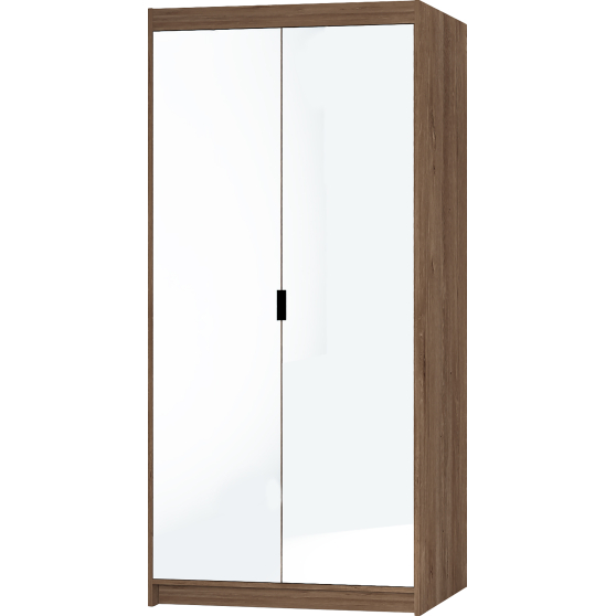 Szafa 2D z lustrem DL02 Dąb Lefkas ELENA Podstawowe