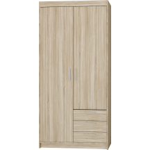 Szafa 2D SO02 3S Dąb Sonoma ELENA Podstawowe