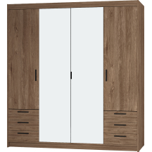 Szafa 4D DL04 6S Dąb Lefkas ELENA Podstawowe