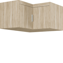 Nadstawka szafy narożnej NAEL NARSO02 Dąb Sonoma ELENA Podstawowe