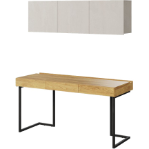 Młodzieżowe biurko z szafką wiszącą SET-10A TEEN FLEX Podstawowe