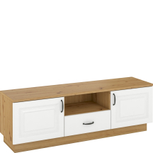 Szafka RTV 2D1S FLAWIA WHITE Podstawowe