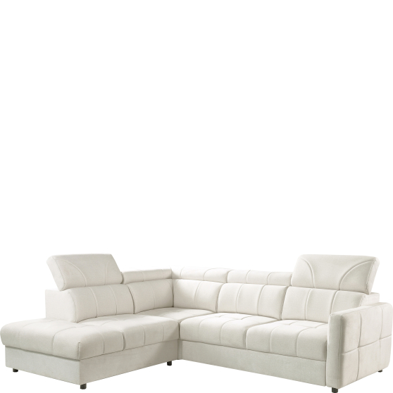 Narożnik 1 z funkcją spania i pojemnikiem OT/P mała+E+2FB SENSO Podstawowe