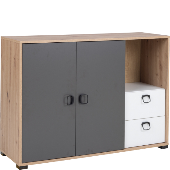 Dwudrzwiowa komoda 120 cm KEVIN Podstawowe