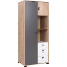 Szafa dwudrzwiowa 80 cm KEVIN Podstawowe