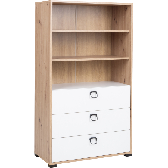 Wysoka szafka z szufldami KEVIN Podstawowe