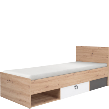 Łóżko 90 x 200 ze stelażem KEVIN Podstawowe