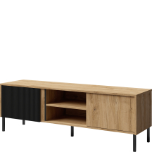 Szafka RTV z frezowanym frontem 150 cm MIA Podstawowe