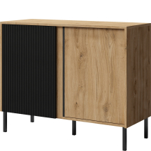 Komoda dwudrzwiowa z frezowanym frontem MIA Podstawowe