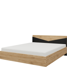 Łóżko 160 x 200 ze stelażem do sypialni ASTON Podstawowe (1)