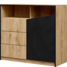 Mała komoda z szufladami do sypialni ASTON Podstawowe (1)