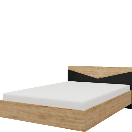 Łóżko 140 x 200 ze stelażem do sypialni ASTON Podstawowe (1)
