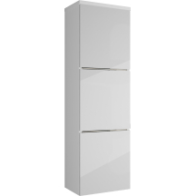 Szafka łazienkowa wisząca słupek 11 Biały Połysk / Biały PORTO Podstawowe