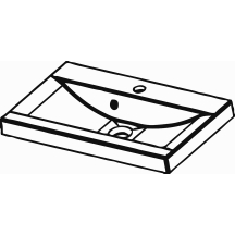 Umywalka 61x46 ECCE Podstawowe