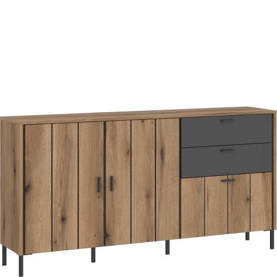 Komoda 2D1K2S SHIK105 SHIRLEY DĄB Podstawowe