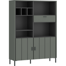 Regał 2D1S SHIR01 SHIRLEY ZIELONY Podstawowe