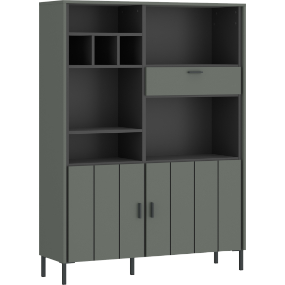 Regał 2D1S SHIR01 SHIRLEY ZIELONY Podstawowe