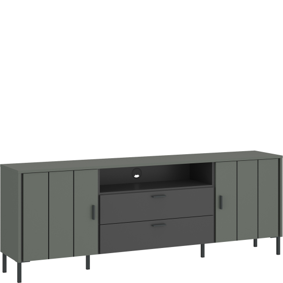 Szafka RTV 2D2S SHIF02 SHIRLEY ZIELONY Podstawowe