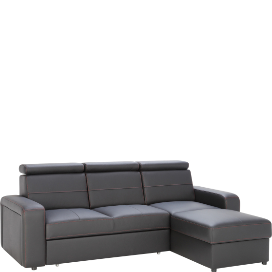 Narożnik z funkcją spania i pojemnikiem Prawy BASIC Podstawowe