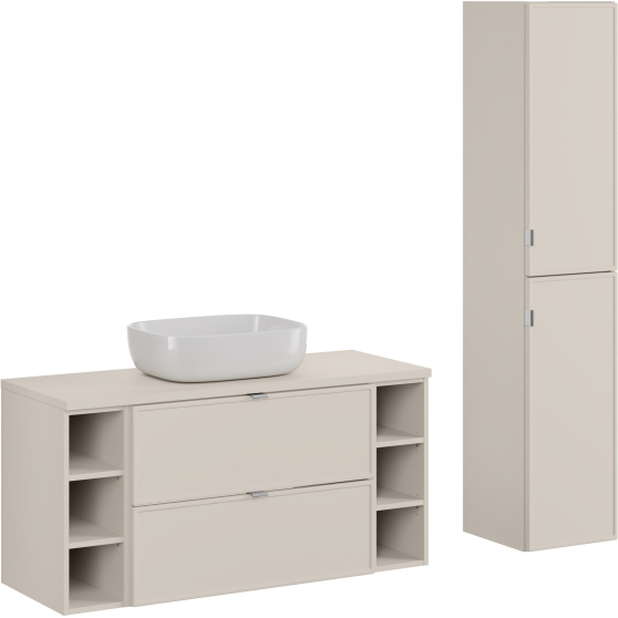 Zestaw mebli do łazienki 120 cm SET-BC HC2D BELLA CASHMERE Podstawowe