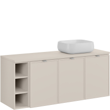 Szafka łazienkowa wisząca z umywalką 140 cm BELLA CASHMERE Podstawowe