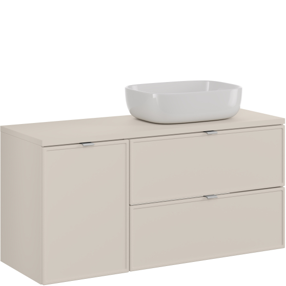 Szafka łazienkowa wisząca z umywalką 120 cm BELLA CASHMERE Podstawowe