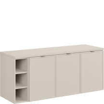 Zestaw szafek łazienkowych z blatem 140 cm BELLA CASHMERE Podstawowe