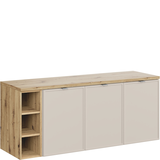 Zestaw szafek łazienkowych z blatem 140 cm BELLA CASHMERE Podstawowe