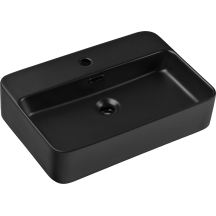 Umywalka ceramiczna TRUST 2 BLACK 55 cm Podstawowe