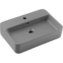 Umywalka ceramiczna TRUST 2 LIGHT GREY 55 cm Podstawowe