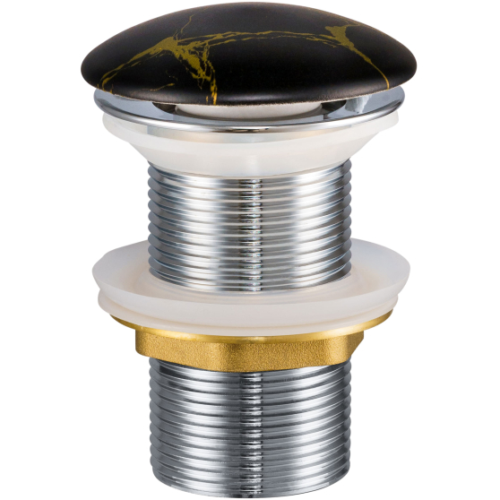 Korek do umywalki Czarny T201M-B12-3 CLICK-CLACK Podstawowe