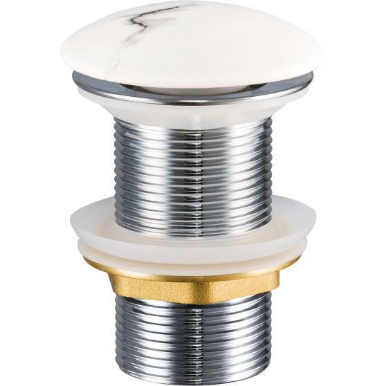 Korek do umywalki Biały T201M-W13-3 CLICK-CLACK Podstawowe