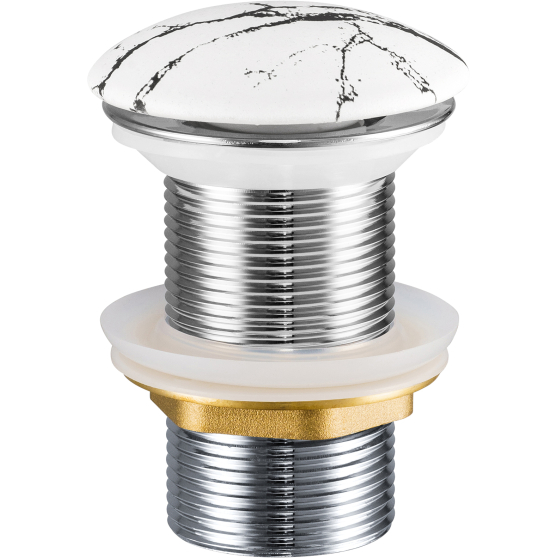 Korek do umywalki Biały T201M-W17-3 CLICK-CLACK Podstawowe