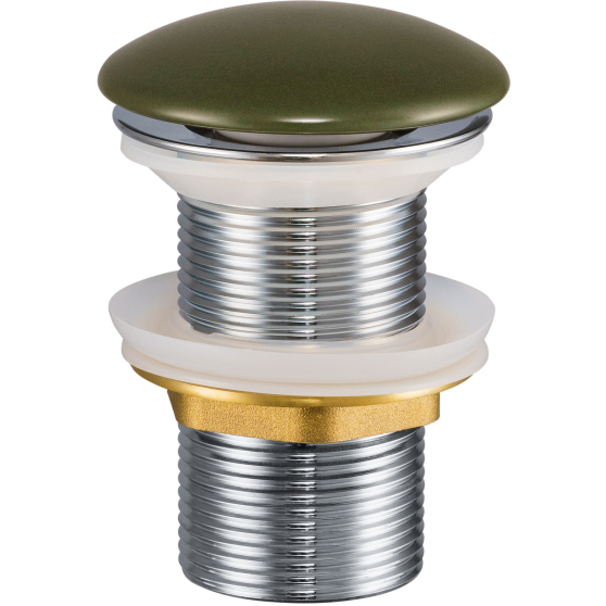 Korek do umywalki Zieleń T201MFG-3 CLICK-CLACK Podstawowe