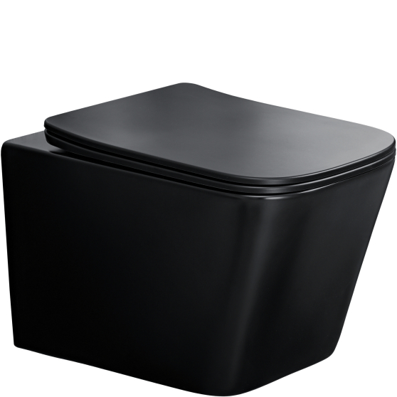 Misa WC Wisząca WALL HUNG TOILET BLACK Podstawowe