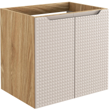 Szafka łazienkowa wisząca pod umywalkę 60 cm 82-60-2D LUXOR BEIGE Podstawowe