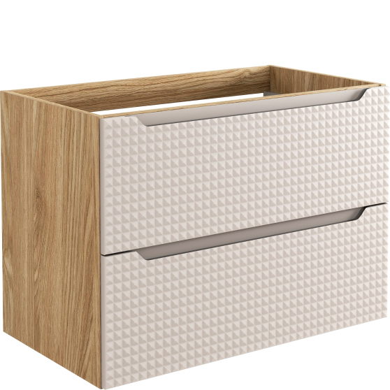 Szafka łazienkowa wisząca pod umywalkę 80 cm 82-80-2S LUXOR BEIGE Podstawowe