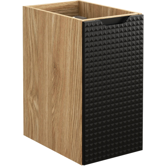 Szafka łazienkowa wisząca z drzwiami 81-30-1D LUXOR BLACK Podstawowe