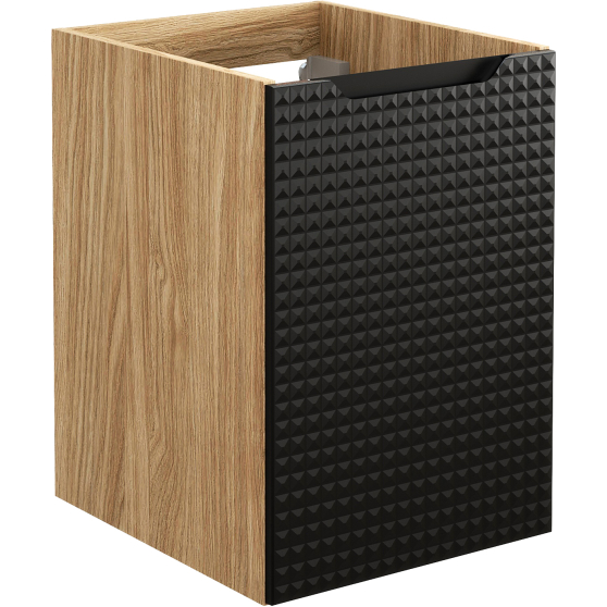 Szafka łazienkowa wisząca z drzwiami 81-40-1D LUXOR BLACK Podstawowe